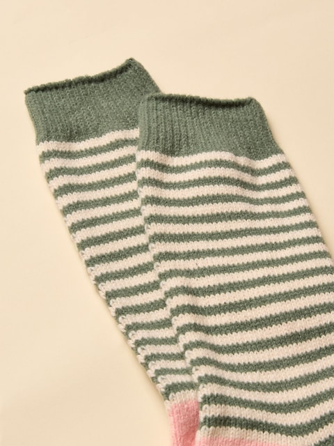 Joules Cosy Khaki Green Socks