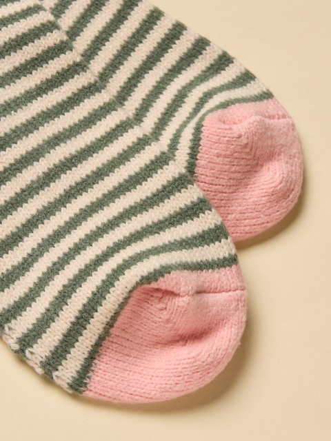 joules Cosy Khaki Green Socks