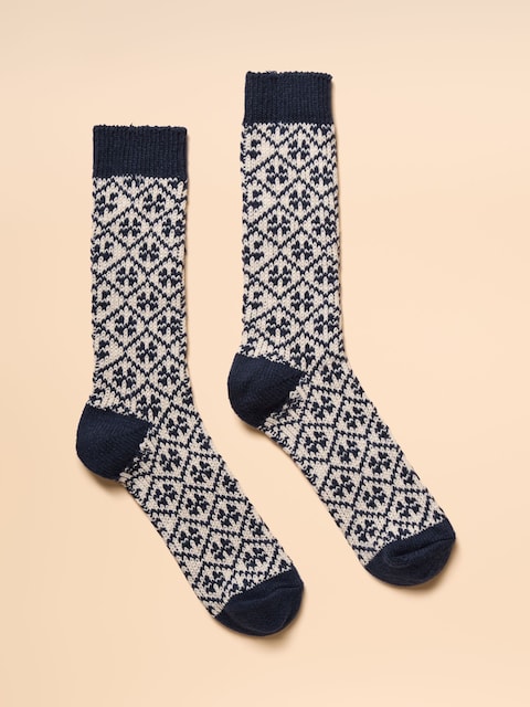 Joules Cosy Navy Socks