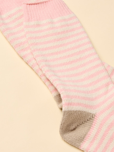 Joules Cosy Pink/Cream Socks