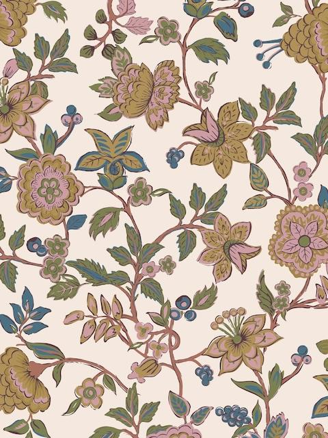 Joules Cream/Multi Scot Floral 10M Wallpaper