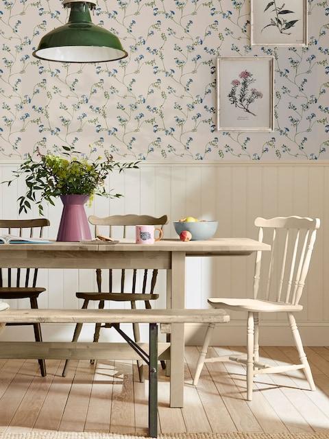 Joules Cream Robey Cottage Floral 10M Wallpaper