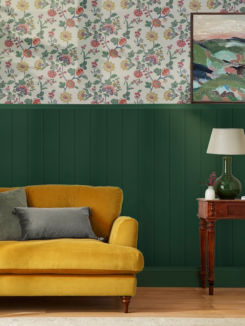 Joules Cream Vine Cottage Floral 10M Wallpaper