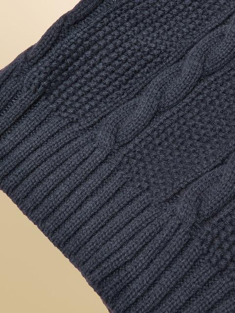 joules Dawson Navy Blue Dog Knit Jumper