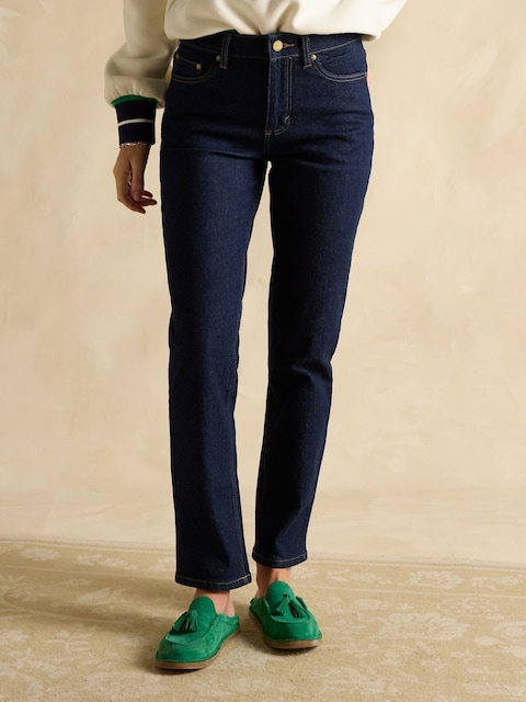 Joules Denim Straight Fit Mid Rise Jeans