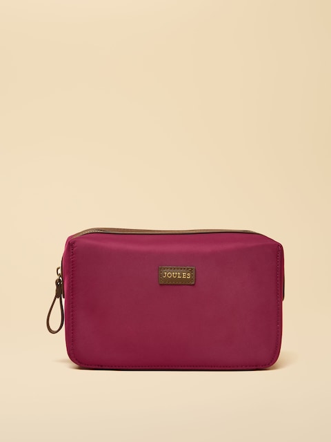 Joules Edie Berry Red Cosmetic Bag
