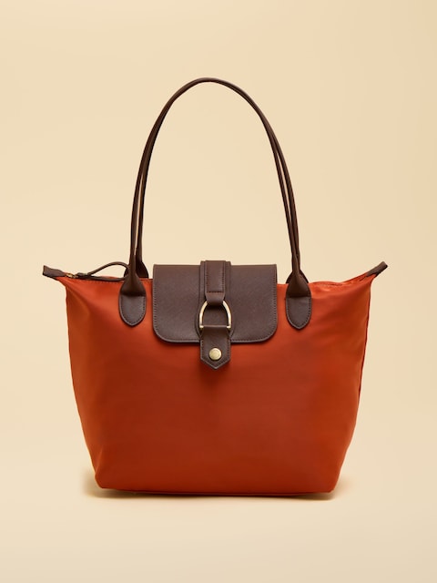 Joules Edie Orange Shopper Bag