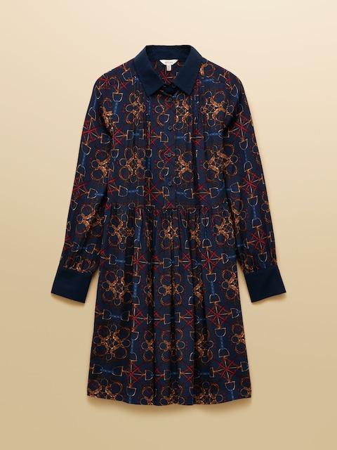 joules Eleanora Navy Shirt Dress