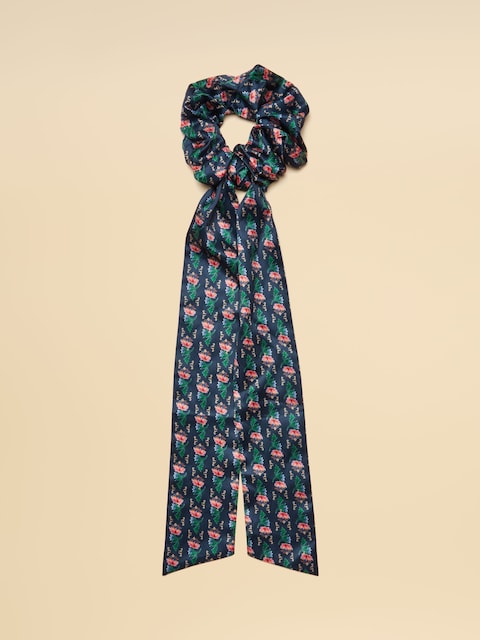 Joules Elissia Navy Scarf Scrunchie
