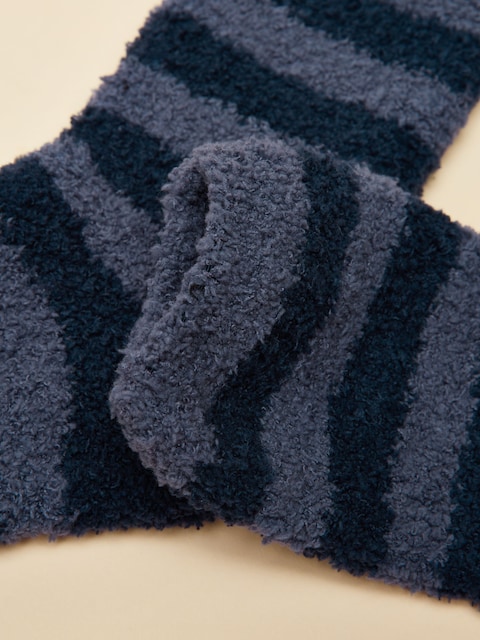 Joules Fluffy Blue Socks