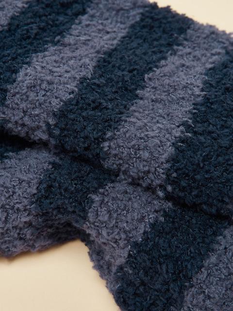 joules Fluffy Blue Socks