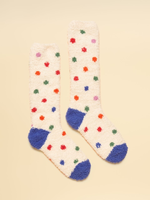 Joules Fluffy Cream Fluffy Socks