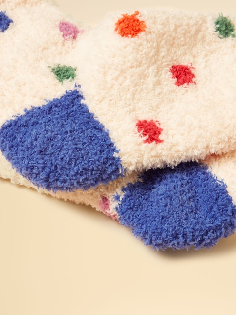 Joules Fluffy Cream Fluffy Socks