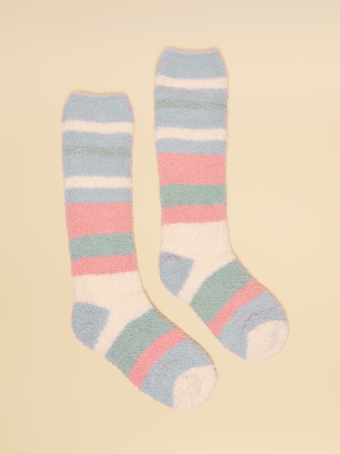 Joules Fluffy Multi Neutral Fluffy Socks