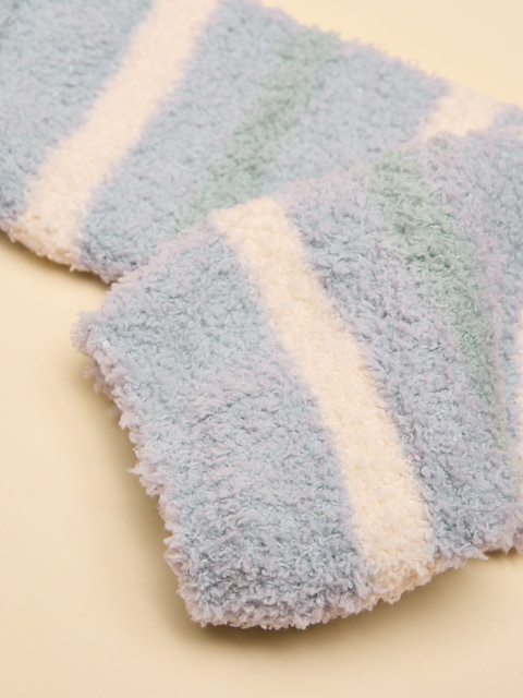 joules Fluffy Multi Neutral Fluffy Socks