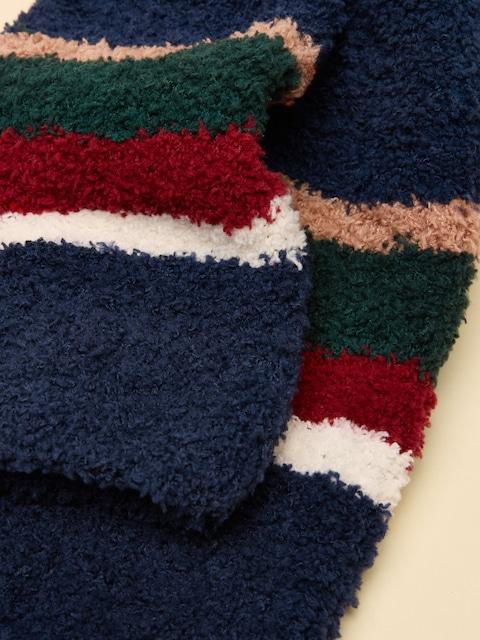 Joules Fluffy Navy Socks