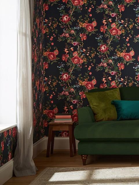 Joules French Navy Chinoiserie 10M Wallpaper