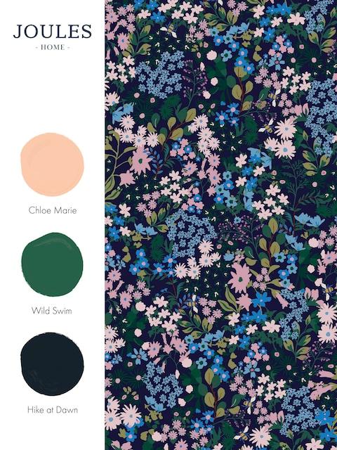 joules Garden Greens Gilmorton Ditsy 10M Wallpaper