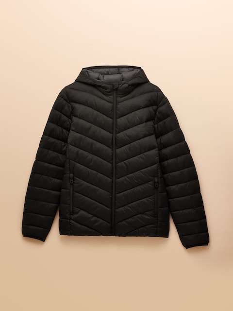 joules Garrett Black Showerproof Padded Jacket