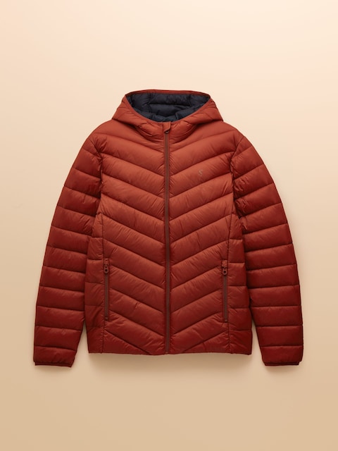 joules Garrett Orange Showerproof Padded Jacket