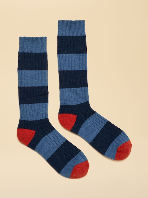 Joules Gibson Blue/Navy Cosy Socks