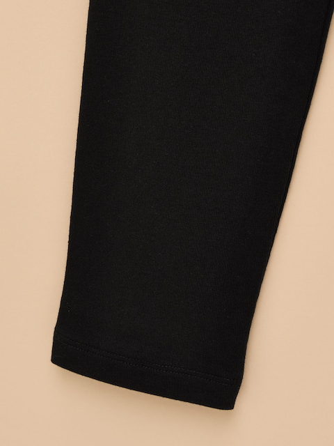 joules Girls' Deedee Black Jersey Leggings