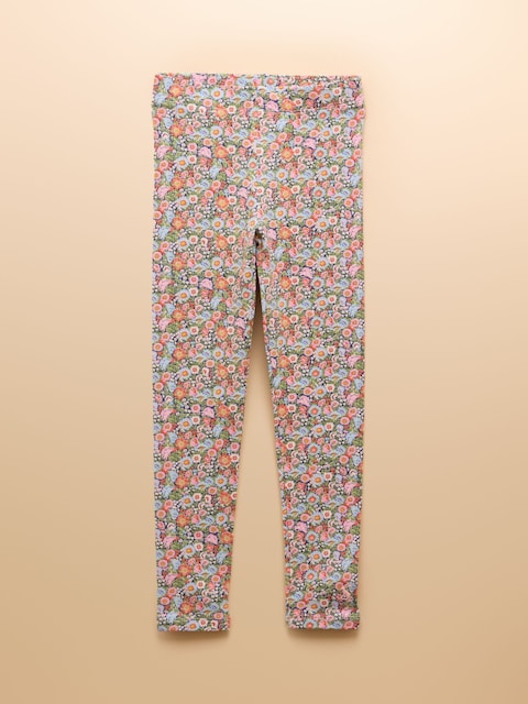 Joules Girls' Deedee Pink Ditsy Jersey Leggings