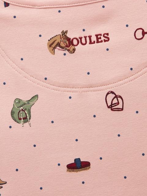 joules Girls' Kipwell Pink Long Sleeve Pyjama Set