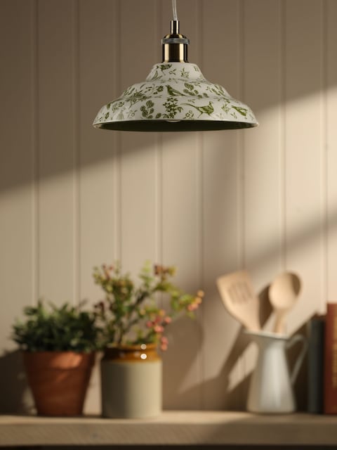 Joules Green Audley Ceramic Printed Light Shade