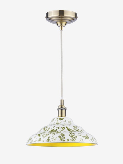 joules Green Audley Ceramic Printed Light Shade