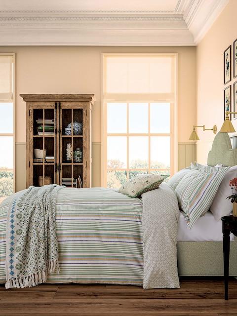 Joules Green Country Tiles Bed Set