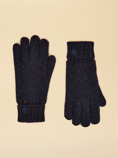 Joules Hammond Navy Lined Gloves