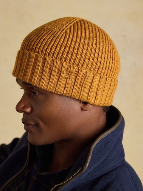 Joules Hammond Yellow Beanie Hat