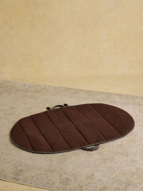 joules Henson Check Brown Pet Travel Mat