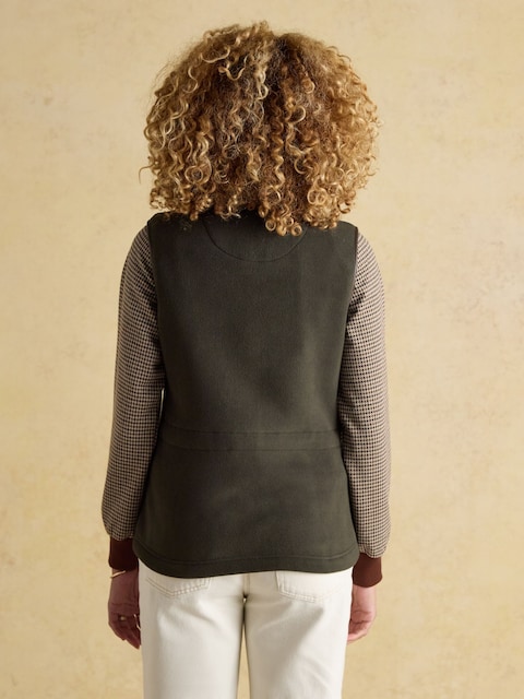 Joules Heritage Green Regular Fleece Gilet