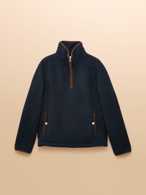 joules Heritage Navy Quarter Zip Fleece