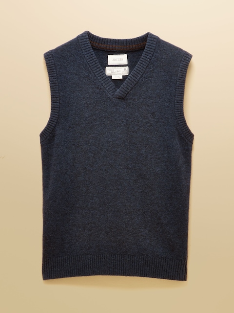 joules Highland Navy Knitted Tank Top