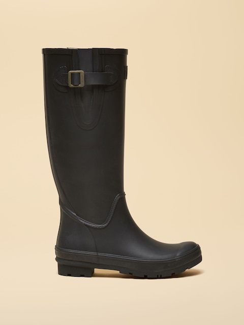 Joules Houghton Black Adjustable Tall Wellies