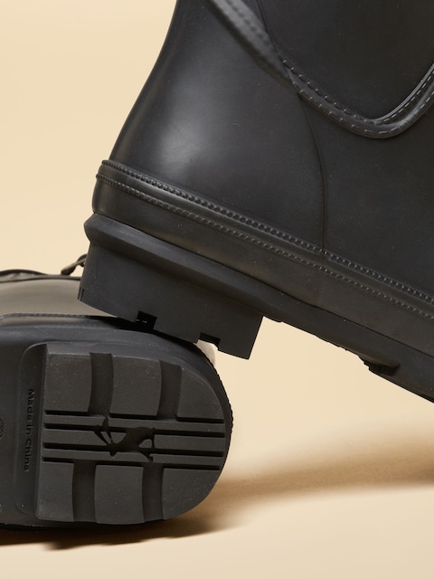 joules Houghton Black Adjustable Tall Wellies