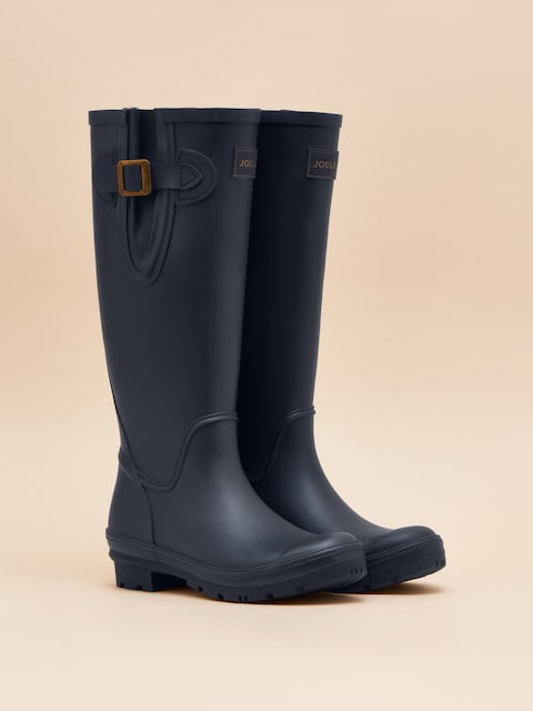 Joules Houghton Navy Blue Adjustable Tall Wellies
