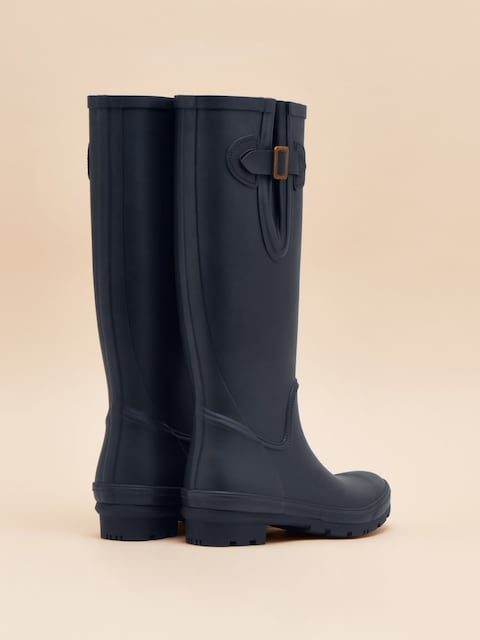 Joules Houghton Navy Blue Adjustable Tall Wellies