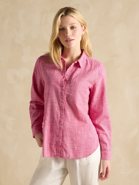 Joules Ida Pink Cotton Shirt