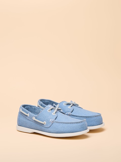 Joules Joules X Chatham Blue Jetty Deck Shoes