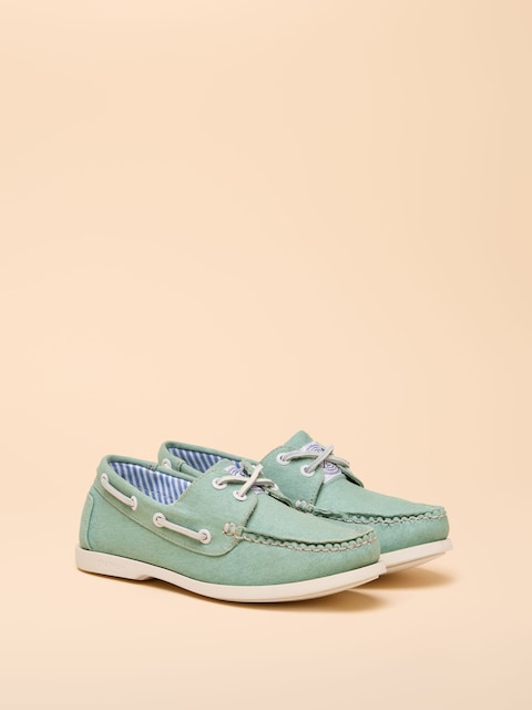 Joules Joules X Chatham Green Jetty Deck Shoes