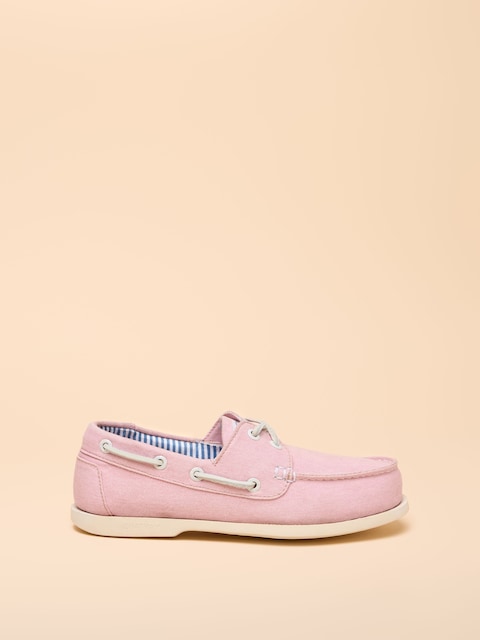 Joules Joules X Chatham Pink Jetty Deck Shoes