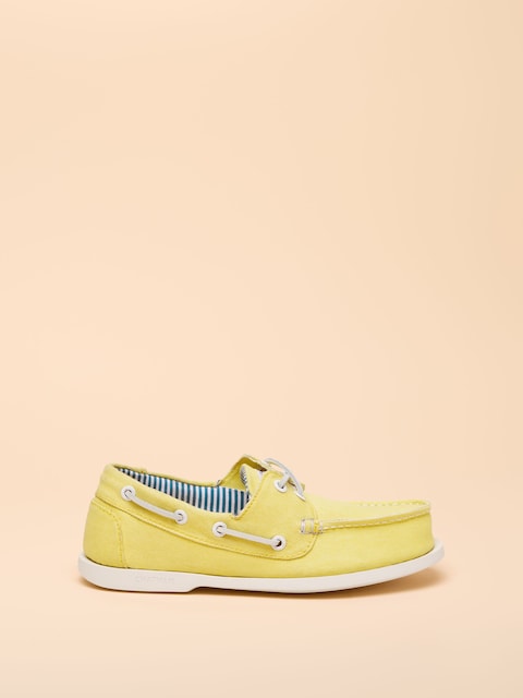 Joules Joules X Chatham Yellow Jetty Deck Shoes