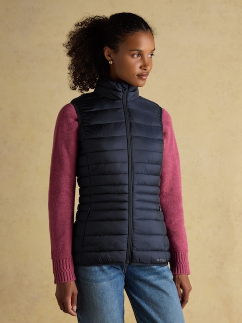 Joules Kenley Navy Showerproof Padded Gilet
