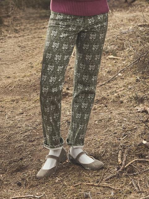 Joules Khaki Green Straight Fit Mid Rise Jeans