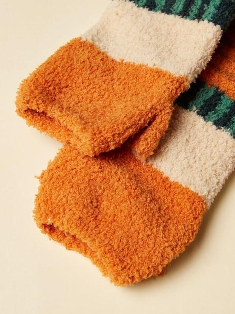 joules Kids Fluffy Orange Character Socks