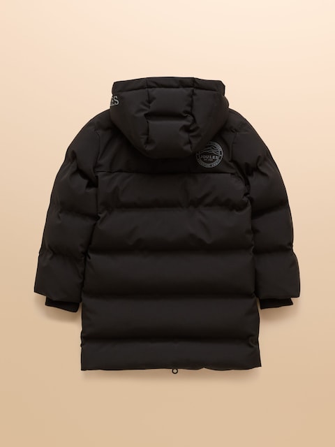 Joules Kids' Padwell Black Waterproof Padded Coat